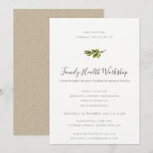 PINK GREEN FAUNA EUCALYPTUS WREATH WORKSHOP EVAL KAART (Voorkant / Achterkant)