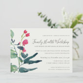 PINK GREEN FAUNA EUCALYPTUS WREATH WORKSHOP KAART (Staand voorkant)