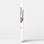 Pink Green Funky Paisley gepersonaliseerd Case-Mate iPhone Case (Achterkant / Links)