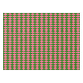 Pink Green Harlequin Checkered Design  Tafelkleed (Voorkant (Horizontaal))
