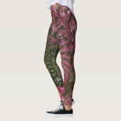 Pink Green Lt Fractal Art Leggings (Links)