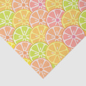 PINK GREEN ORANJE GEEL VRUCHTEN TISSUEPAPIER (Detail)