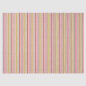 Pink & green stripes tissuepapier (Voorkant)