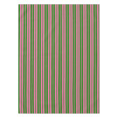 Pink Green Stylish Stripes Pattern Design Tafelkleed (Voorkant)