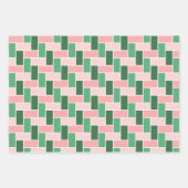 Pink Green Wrapping Paper Gift Wrap (Voorkant)