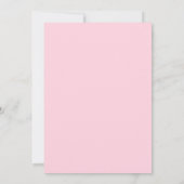 Pink, grey, black, stripe, chandelier  aankondiging (Achterkant)