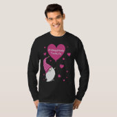 Pink Grome Heart Sleep Study Tech Life Balloon Val T-shirt (Voorkant volledig)
