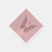Pink Guardian Angel Servet (Hoek)