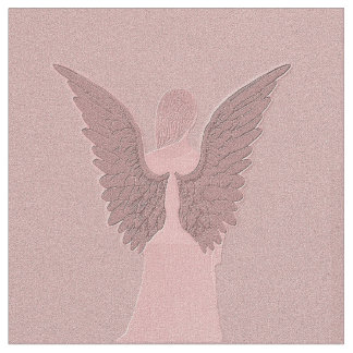 Pink Guardian Angel Stof