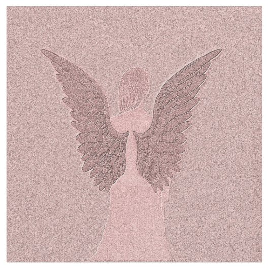 Pink Guardian Angel Stof (Close Up)