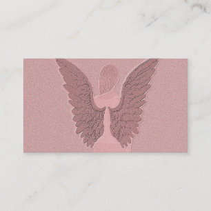 Pink Guardian Angel Visitekaartje