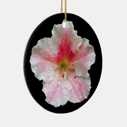 "Pink Gumpo Azalea" Keramisch Ornament (Rechts)