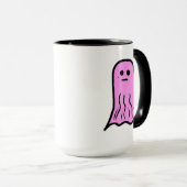 Pink Halloween Ghost Mok (Voorkant rechts)