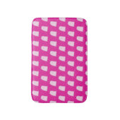 Pink Halloween Ghosts and Polka Dots  Badmat (Voorkant Verticaal)