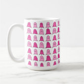 Pink Halloween Ghosts Koffiemok (Links)