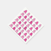 Pink Halloween Ghosts Servet (Hoek)