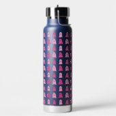 Pink Halloween Ghosts Waterfles (Links)