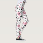 PINK HALLOWEEN PUMPKINS AND MUSHROOMS LEGGINGS (Rechts)