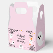 Pink Halloween Spooky Ghost Bedankdoosjes (Geopend)