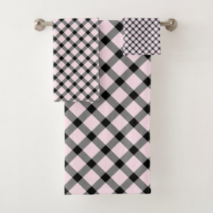 PINK HAMPTONS CONTROLEREN BATHROOM TOWEL SET BAD HANDDOEK