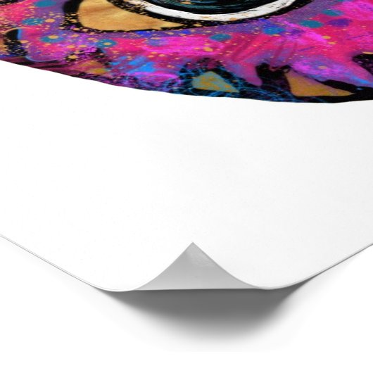 Pink Hamsa Poster (Hoek)