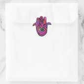 **PINK HAMSA** RONDE STICKER (Tas)