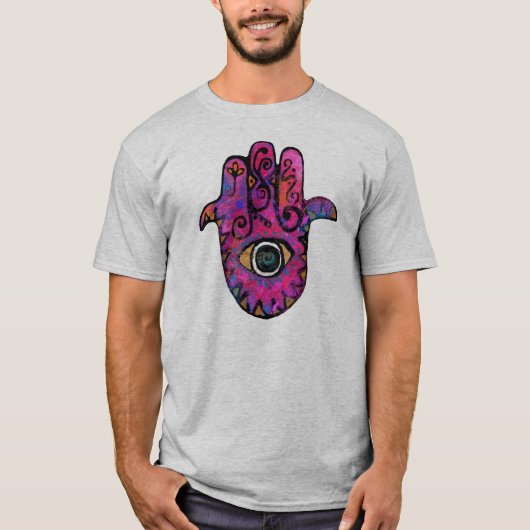**PINK HAMSA** T-SHIRT (Voorkant)