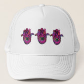**PINK HAMSA** TRUCKER PET (Voorkant)