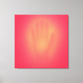 Pink Hand Canvas Afdruk (Voorkant)