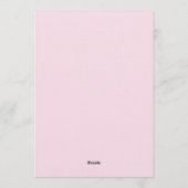 Pink Hand-Drawn Sweets Sweet 16 Birthday Kaart (Achterkant)