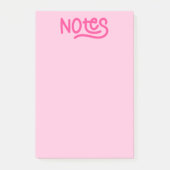 Pink Handwriting Notes Typografie (Voorkant)