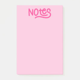 Pink Handwriting Notes Typografie