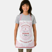 PINK Happiness is zelfgemaakt KINDER bakken Schort (Insitu)