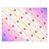 PINK Happy 10th Birthday | Bewerkbaar Tafelkleed (Voorkant (Horizontaal))