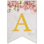 Pink Happy Birthday 3 Letter Naam Orchids Girl Ana Vlaggetjes (Tweede vlag)