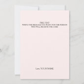 Pink Happy Galentine´s Day for Best Friend Kaart (Achterkant)