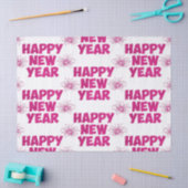 pink happy new year fireworks tissuepapier (Craft)