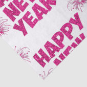 pink happy new year fireworks tissuepapier (Detail)