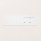 Pink Harlequin Specialized Princess Play Date Visitekaartje (Binnenkant ongevouwen)