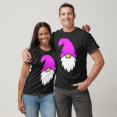 Pink Hat Christmas Gnome T-shirt (Unisex)