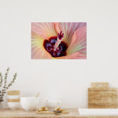 Pink Hau Blossom Poster (Keuken)
