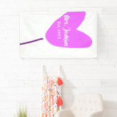 Pink heart balloon Mrs add name est. Add year love Spandoek (Insitu)