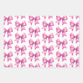 Pink Heart Balloons Verjaardag Inpakpapier Vel (Voorkant 2)