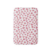 Pink Heart Bathmat Badmat (Voorkant Verticaal)