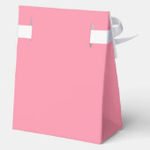 Pink Heart Bow Ice Cream Popcicle Baby shower Bedankdoosjes (Achterkant)