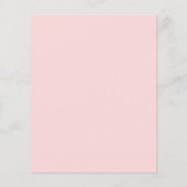 Pink Heart Calender Budget Weddenschap Save the Da (Achterkant)