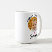 Pink Heart Cute oma Koffiemok (Voorkant rechts)