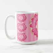 Pink Heart Doughnut Koffiemok (Links)