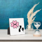 PINK HEART FLOWER FOTOPLAAT (Insitu)