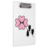 PINK HEART FLOWER KLEMBORD (Rechts)